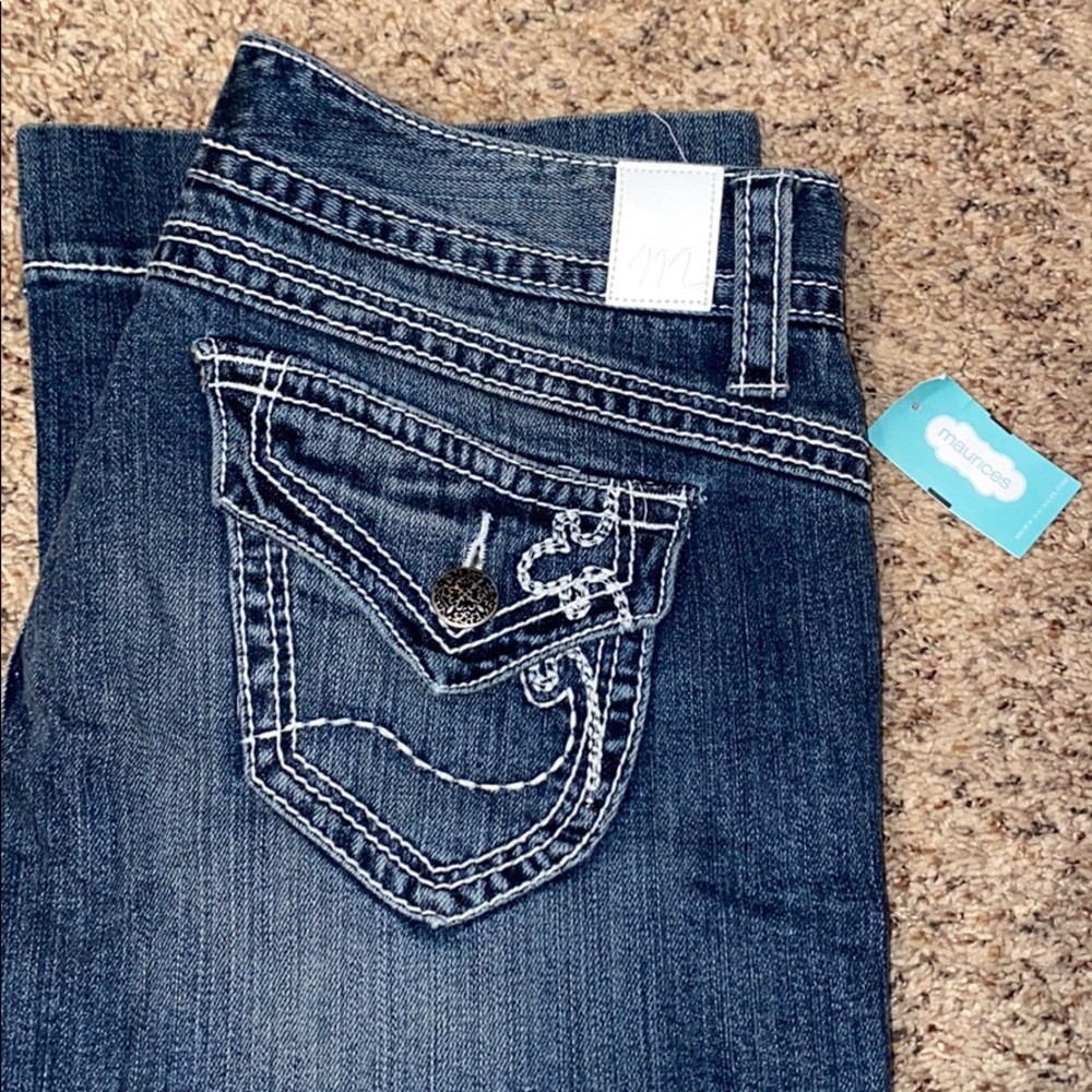 NWT Maurices Jean Capris 9/10